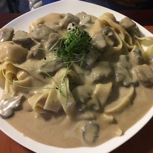 Beef stroganoff  at Kelley Farm Kitchen in Harpers Ferry