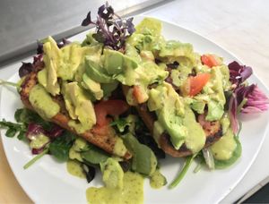 Avocado toast  at Kelley Farm Kitchen in Harpers Ferry