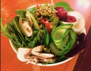 Side salad at Kelley Farm Kitchen in Harpers Ferry