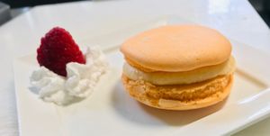 Sweet Potato pie macaroon at Kelley Farm Kitchen in Harpers Ferry