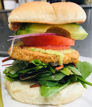 Avocado chikn sandwich  at Kelley Farm Kitchen in Harpers Ferry