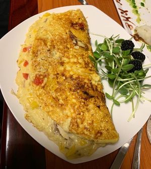 Just omelette at Kelley Farm Kitchen in Harpers Ferry