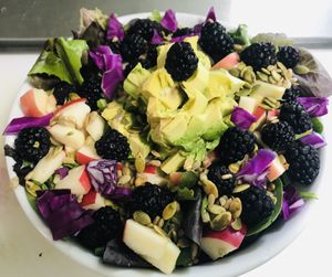 Raw fruitarian salad 💛 at Kelley Farm Kitchen in Harpers Ferry