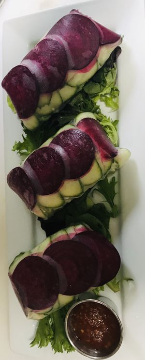 Spring rolls  at Kelley Farm Kitchen in Harpers Ferry