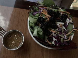 Side salad: it’s big and the vegetables are amazing! at Kelley Farm Kitchen in Harpers Ferry