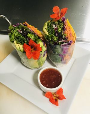 Teriyaki wrap  at Kelley Farm Kitchen in Harpers Ferry