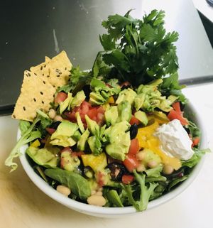 Nacho salad at Kelley Farm Kitchen in Harpers Ferry