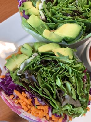 Raw wraps at Kelley Farm Kitchen in Harpers Ferry