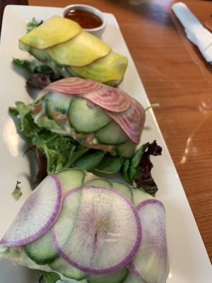 Spring rolls at Kelley Farm Kitchen in Harpers Ferry