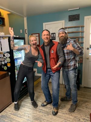 Doug from Great Allegheny Passage Trail team!  at Kelley Farm Kitchen in Harpers Ferry