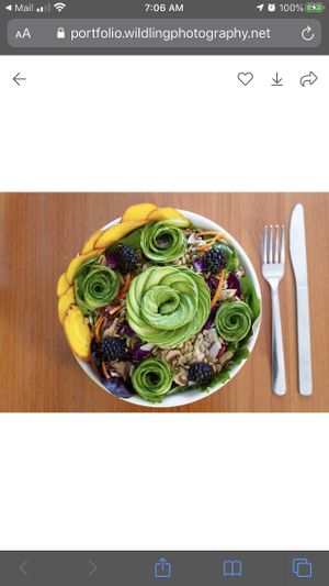 Forager salad  at Kelley Farm Kitchen in Harpers Ferry