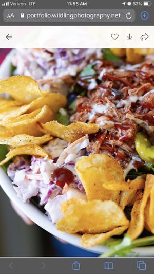 Pit master salad at Kelley Farm Kitchen in Harpers Ferry