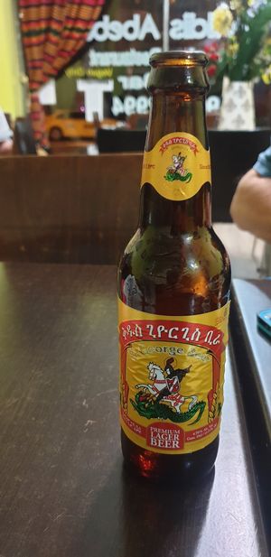 Ethiopian beer at Addis Abeba in Footscray