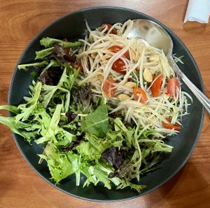 Papaya salad #Veganuary at Nunthaporn's in Mesa