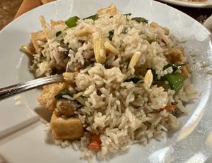 Basil fried ricee #Veganuary at Nunthaporn's in Mesa