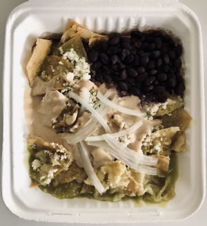 Chilaquiles  at Yug in Mexico City