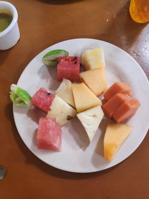 Fruit salad at Yug in Mexico City