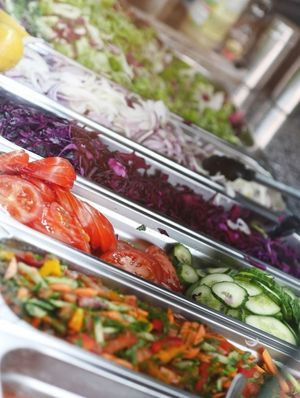 All those veggies at Royal Kebap Haus in Gilching