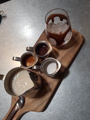 Iced mocha at Lemonwood Eatery in Okato