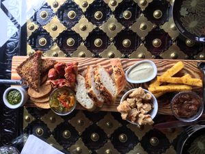 Sharing platter for two  at Lemonwood Eatery in Okato