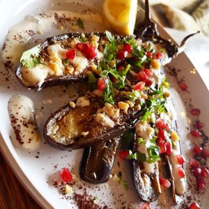 Eggplant at Zein's in Heidelberg