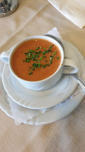 Tomatensuppe at Ulis Schlemmertreff in Baden Baden