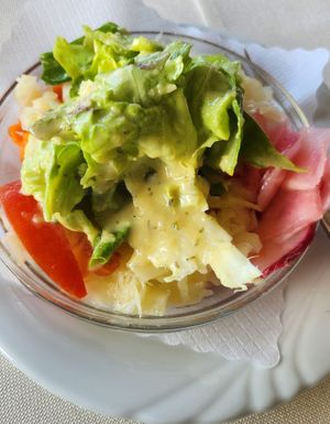 Vorspeisensalat in vegan at Ulis Schlemmertreff in Baden Baden