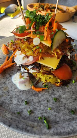 Rösti-Sandwich at Ulis Schlemmertreff in Baden Baden