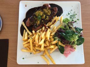 Vegan Currywurst at Ulis Schlemmertreff in Baden Baden