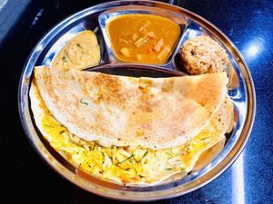 Onion Dosa  #Veganuary at Kerala Kitchen Ishigakijima - ケララキッチン石垣島 in Ishigaki