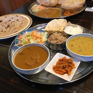 Chapathi meals, vegetarian food  at Kerala Kitchen Ishigakijima - ケララキッチン石垣島 in Ishigaki