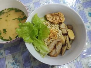 Mushroom Vegan Noodles at Buddha Heart Vegan Cuisine in Medan