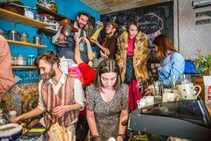 vagabonds crew  at Vagabond in Kyiv