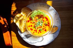 soup of the day at Vagabond in Kyiv