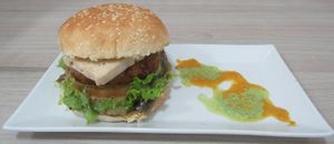 Veggie Mix Burguer at Burger Plus in Sao Paulo