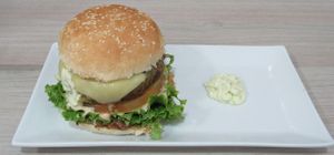 Veggie Mix Burguer at Burger Plus in Sao Paulo