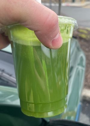 Don’t Kale Me 💚🤤💚 Green Juice  at Grass Roots Kitchen in Tarrytown