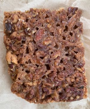 Pecan Bar 😋  at Grass Roots Kitchen in Tarrytown