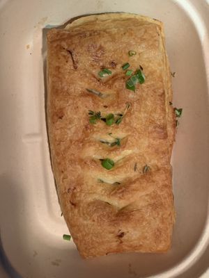 Spinach (spanakopita-type) Pie! 😋  at Grass Roots Kitchen in Tarrytown