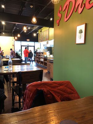 The inside at Grass Roots Kitchen in Tarrytown