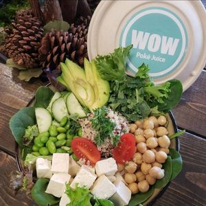  at Wow Poke & Juice in Lawrenceville