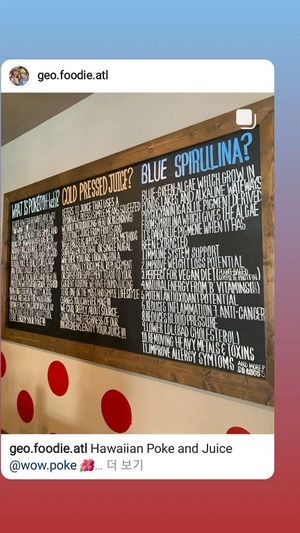  at Wow Poke & Juice in Lawrenceville