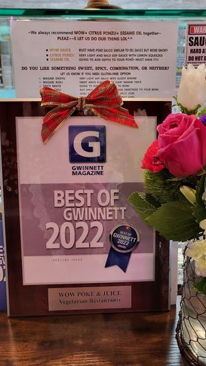  at Wow Poke & Juice in Lawrenceville