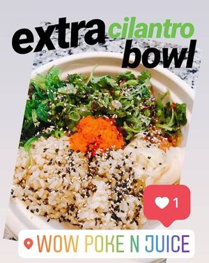  at Wow Poke & Juice in Lawrenceville