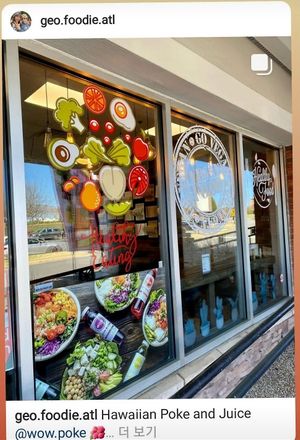  at Wow Poke & Juice in Lawrenceville