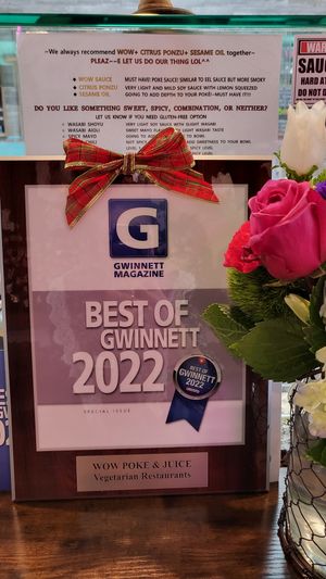  at Wow Poke & Juice in Lawrenceville