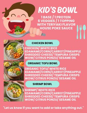  at Wow Poke & Juice in Lawrenceville