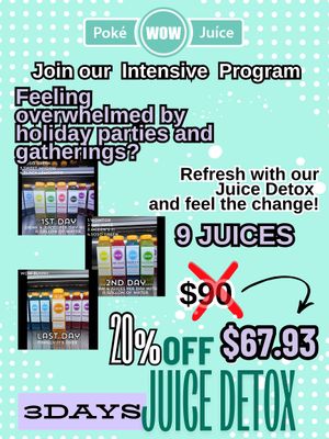  at Wow Poke & Juice in Lawrenceville