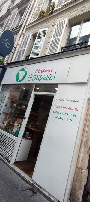 Facade at Madame Gaspard in Paris