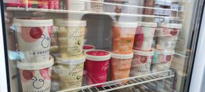 Vegan sorbets at Madame Gaspard in Paris